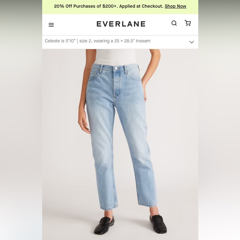Everlane Cheeky Straight Jean